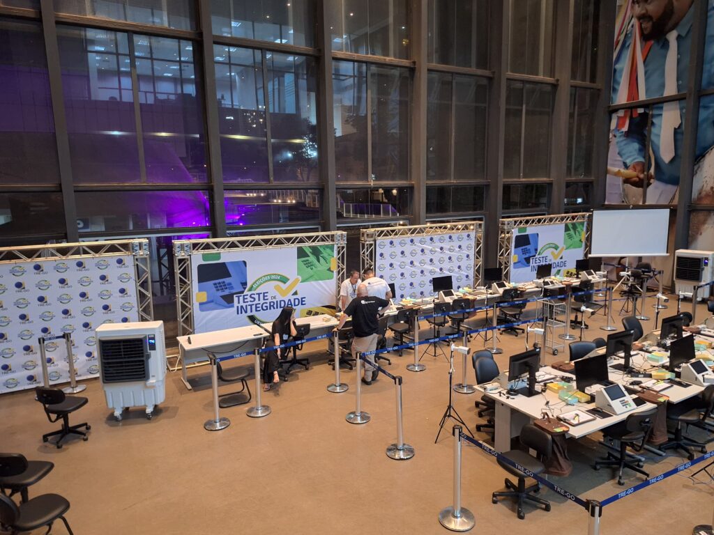 Teste de Integridade das urnas eletrônicas 2024