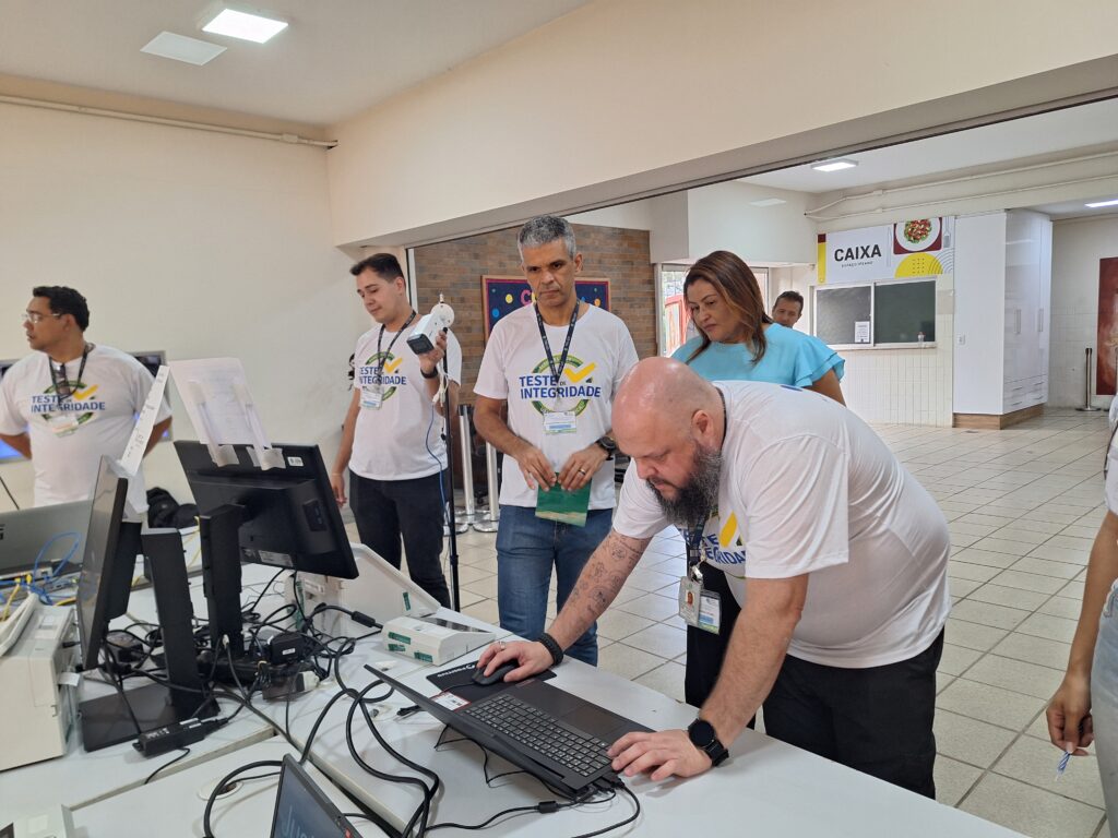 Teste de Integridade das urnas eletrônicas 2024