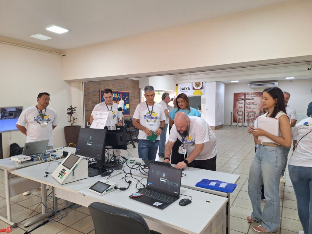 Teste de Integridade das urnas eletrônicas 2024