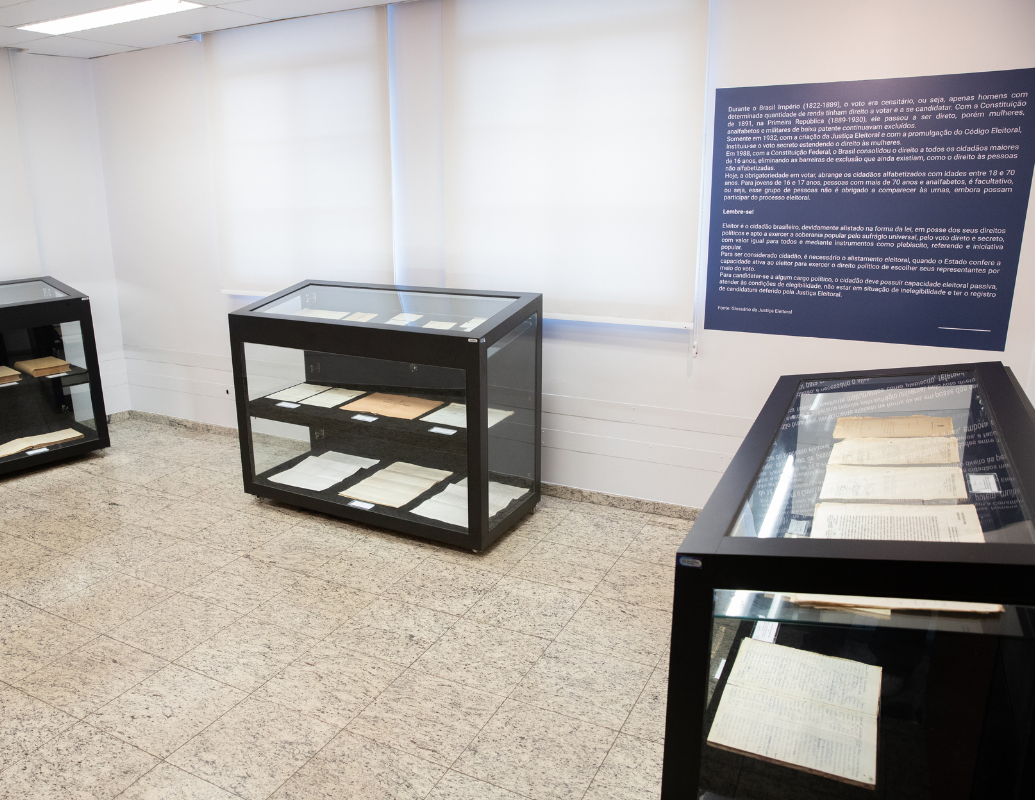 Vista da sala de Documentos