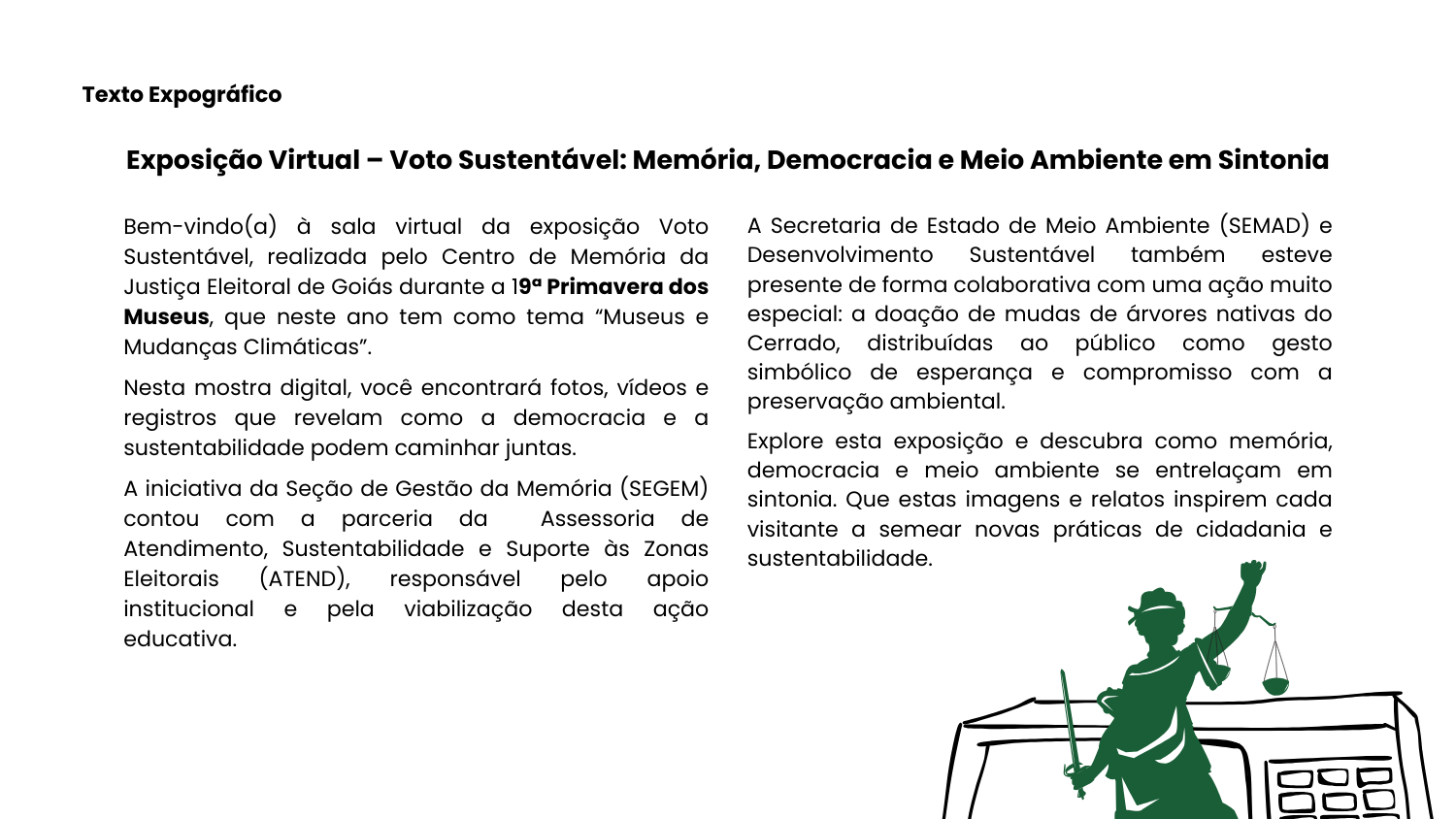 Texto Exposição voto sustentável