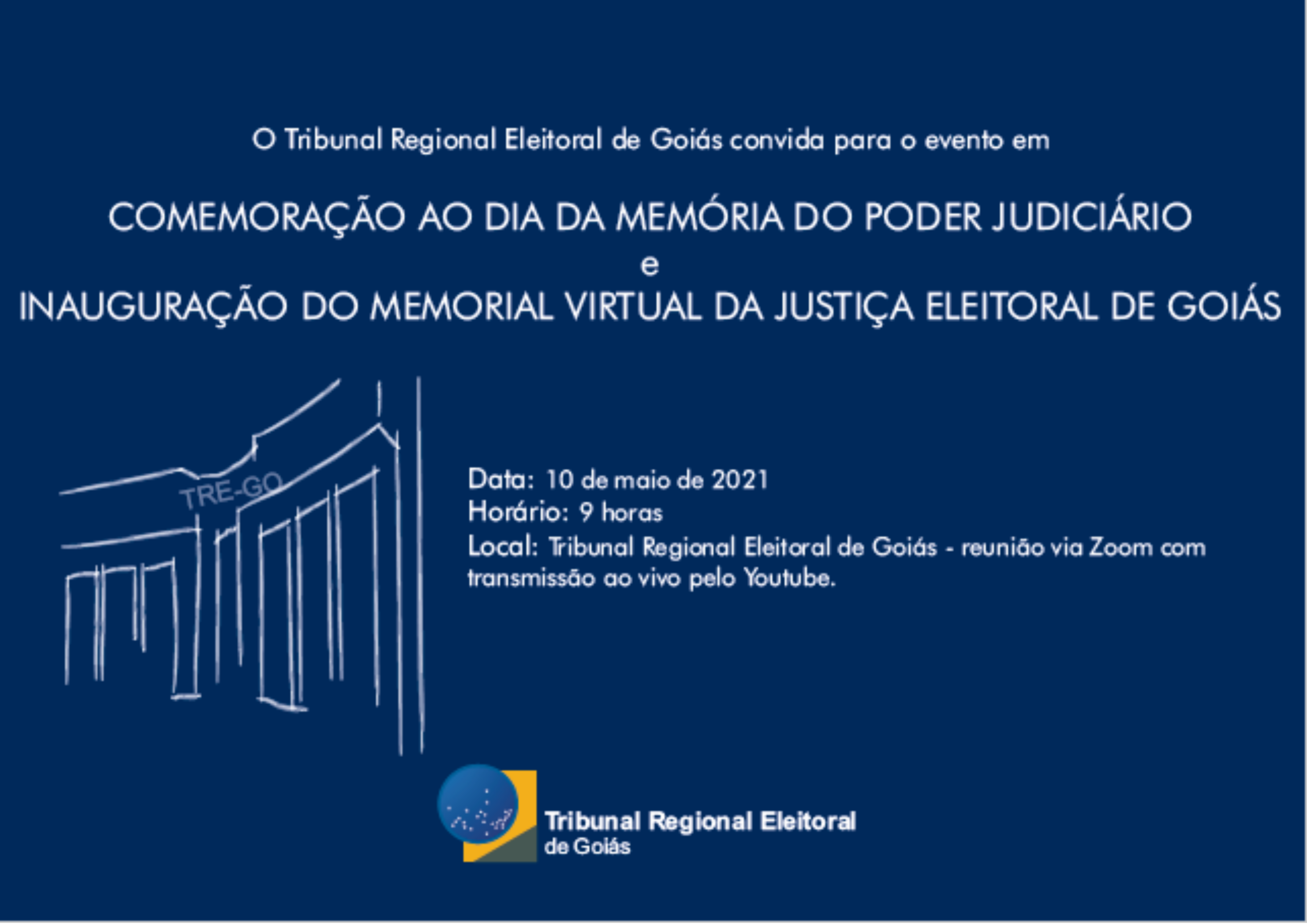 2021 - Instituição da Comissão de Gestão de Memória do TRE-GO pela Portaria da Presidência nº 21/2021. Cria-se, no mesmo ato, o Memorial Virtual da Justiça Eleitoral de Goiás. Fonte: Acervo Tribunal Regional Eleitoral de Goiás